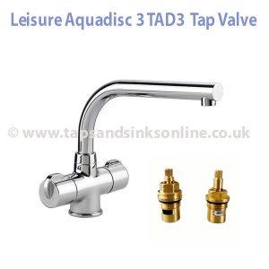 lewis john mixer kitchen taps Kitchen  Tap Leisure  TAD3 UK Aquadisc 3 Taps Valve