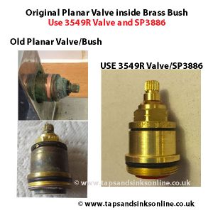old planar valve bush 3549R sp3886