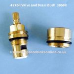 4276R valve and brass bush 3868R separate