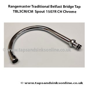 Rangemaster Traditional Belfast Bridge Tap TBL3CM CM Spout 1507R CH Chrome