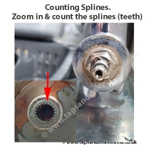 How to count splines quick way. No tool needed